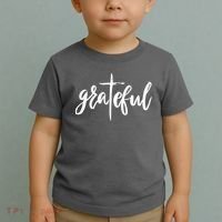 Grateful Cross Christianity Toddler T-Shirt thumb 2