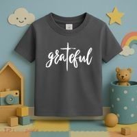 Grateful Cross Christianity Toddler T-Shirt thumb 3