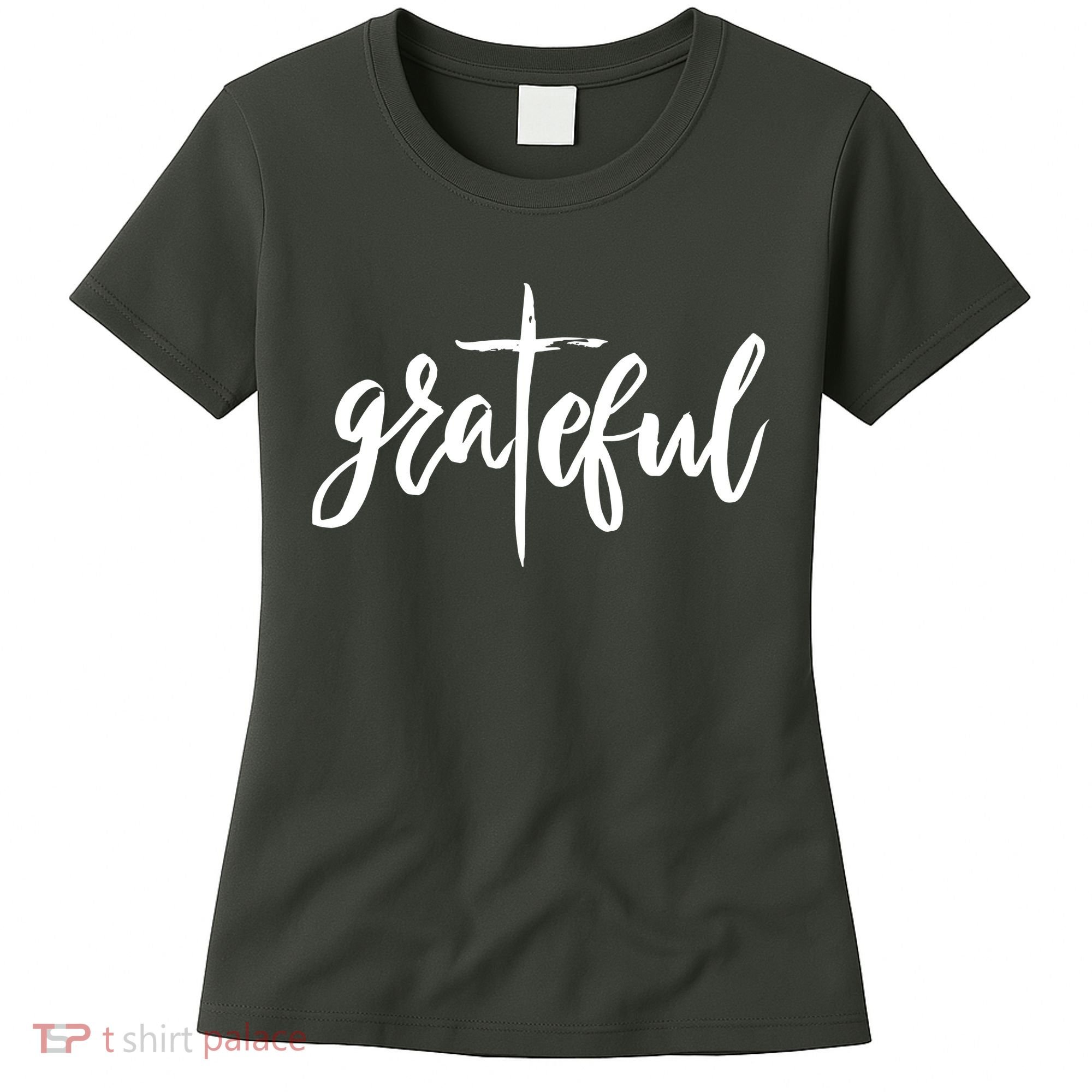 Grateful Cross Christianity Women's T-Shirt