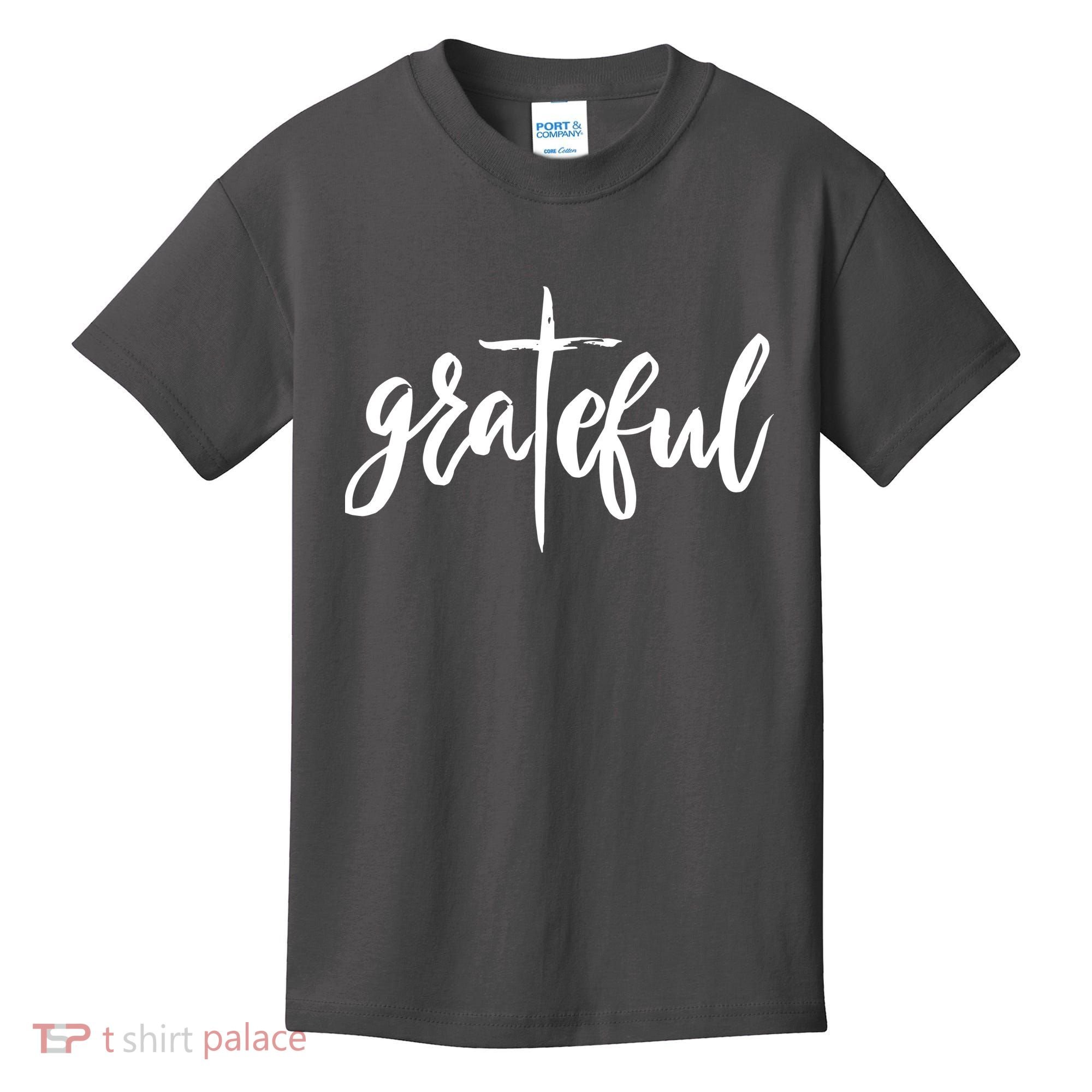 Grateful Cross Christianity Kids T-Shirt
