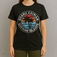 Grand Cayman Cayman Islands Vintage Graphic Retro 70s T-Shirt thumb 4