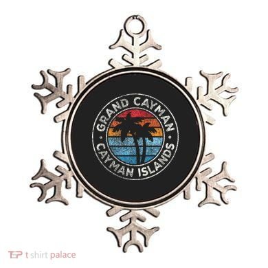 Grand Cayman Cayman Islands Vintage Graphic Retro 70s Ornament