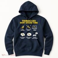 Green Cheek Conure Things I Do In My Spare Time Bird Conure Hoodie thumb 0