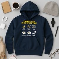 Green Cheek Conure Things I Do In My Spare Time Bird Conure Hoodie thumb 3