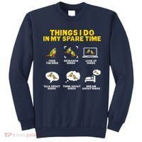 Green Cheek Conure Things I Do In My Spare Time Bird Conure Sweatshirt thumb 0