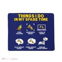 Green Cheek Conure Things I Do In My Spare Time Bird Conure Mousepad thumb 0