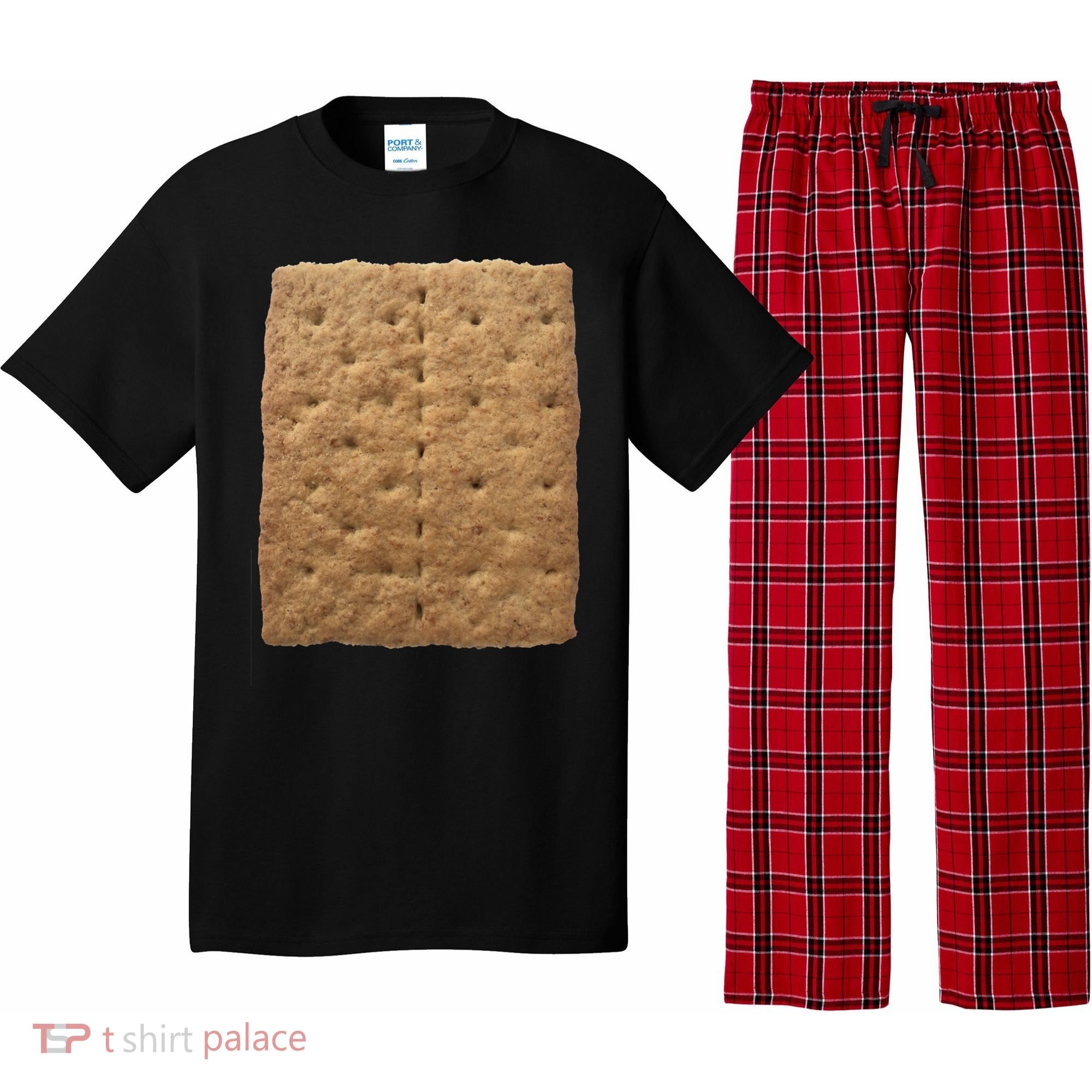 Graham Cracker Camping And Smores Group Halloween Costume Gift Pajama Set