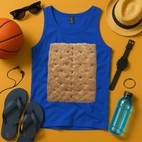 Graham Cracker Camping And Smores Group Halloween Costume Gift Tank Top thumb 4