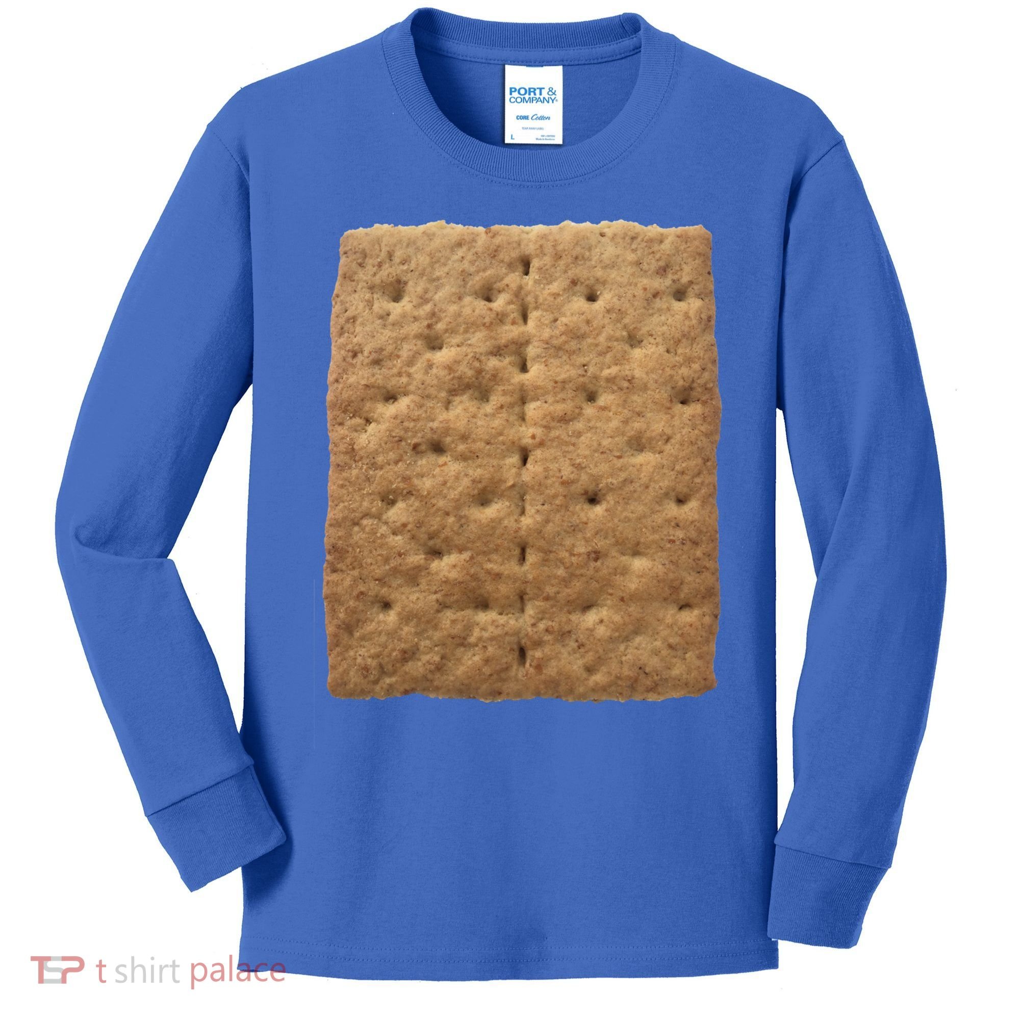 Graham Cracker Camping And Smores Group Halloween Costume Gift Kids Long Sleeve Shirt
