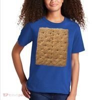 Graham Cracker Camping And Smores Group Halloween Costume Gift Kids T-Shirt thumb 2