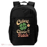 Girl Cutest Clover In The Patch Baby St Patricks Day Gift Backpack thumb 0