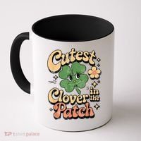 Girl Cutest Clover In The Patch Baby St Patricks Day Gift Coffee Mug thumb 0