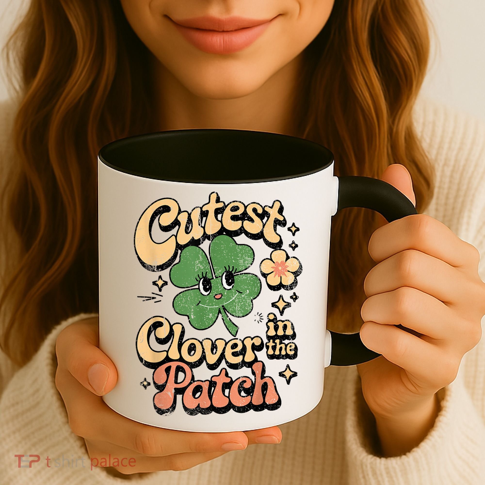 Girl Cutest Clover In The Patch Baby St Patricks Day Gift Coffee Mug