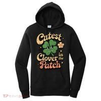 Girl Cutest Clover In The Patch Baby St Patricks Day Gift Women's Hoodie thumb 0