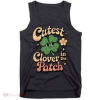 Girl Cutest Clover In The Patch Baby St Patricks Day Gift Tank Top thumb 0