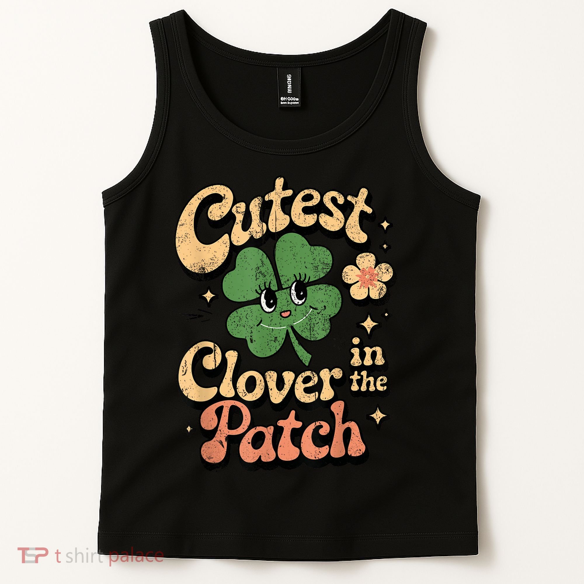Girl Cutest Clover In The Patch Baby St Patricks Day Gift Tank Top