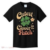 Girl Cutest Clover In The Patch Baby St Patricks Day Gift Kids T-Shirt thumb 0