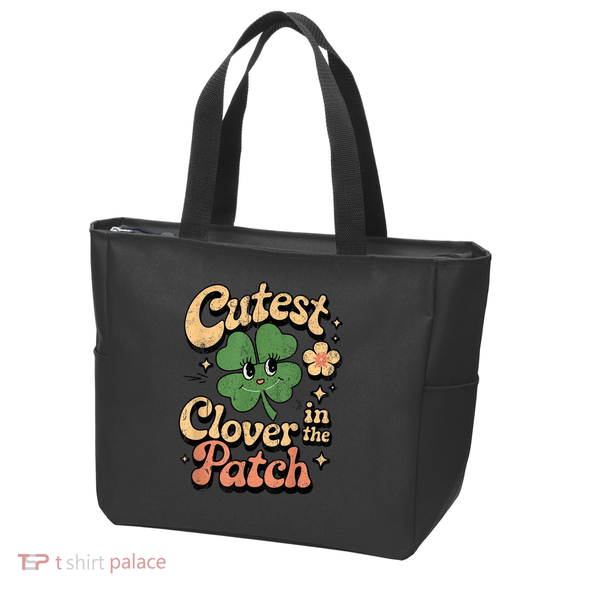 Girl Cutest Clover In The Patch Baby St Patricks Day Gift Tote Bag