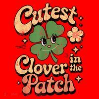 Girl Cutest Clover In The Patch Baby St Patricks Day Gift Santa Hat thumb 1