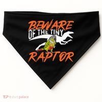 Green Cheek Conure Beware Of The Tiny Raptor Bird Conure USA-Made Doggie Bandana thumb 0