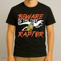 Green Cheek Conure Beware Of The Tiny Raptor Bird Conure T-Shirt thumb 3