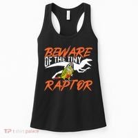 Green Cheek Conure Beware Of The Tiny Raptor Bird Conure Women's Tank Top thumb 0