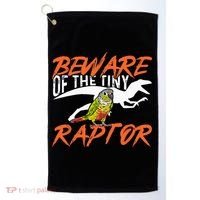 Green Cheek Conure Beware Of The Tiny Raptor Bird Conure Golf Towel thumb 0