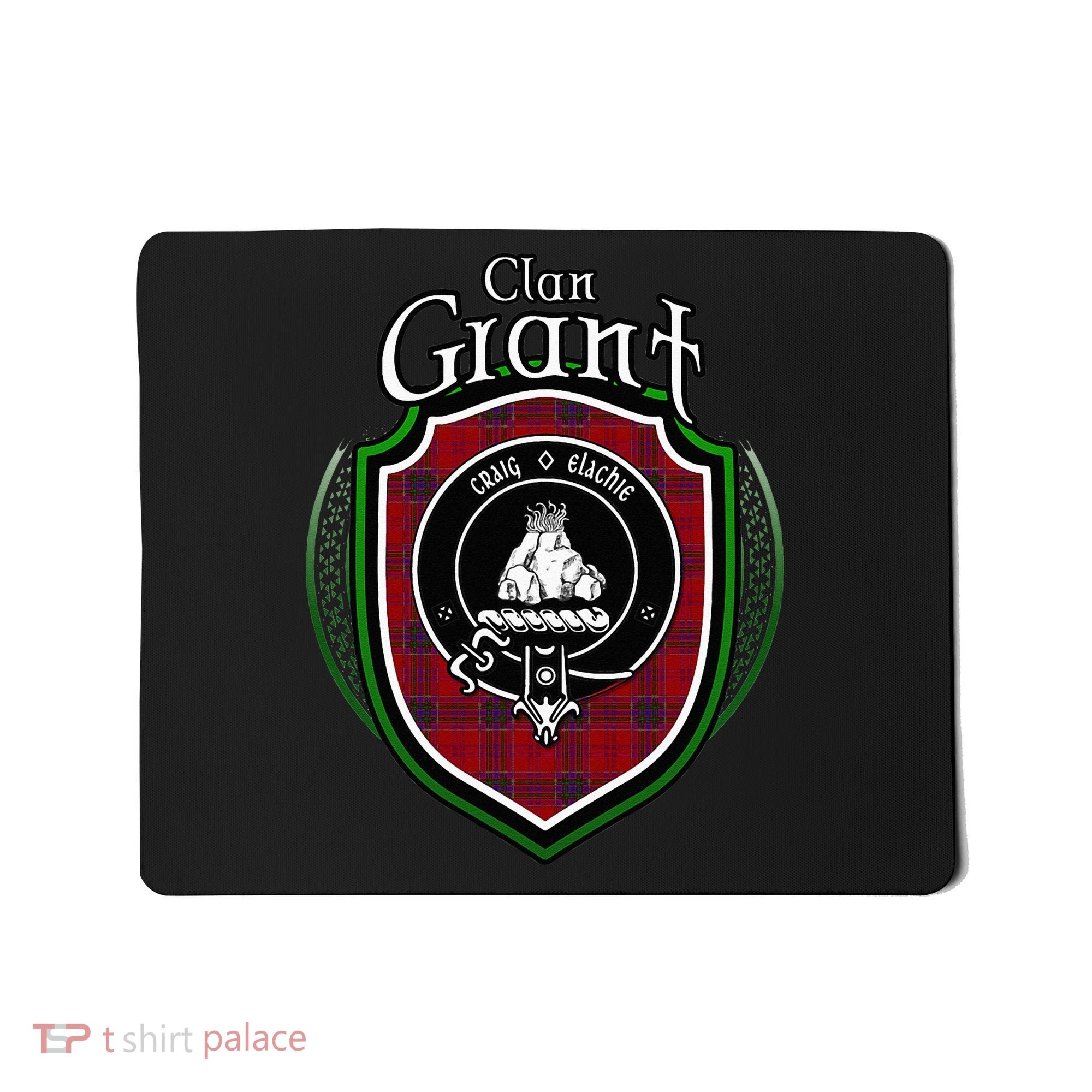 Grant Clan Crest Scottish Clan Grant Family Crest Badge Mousepad