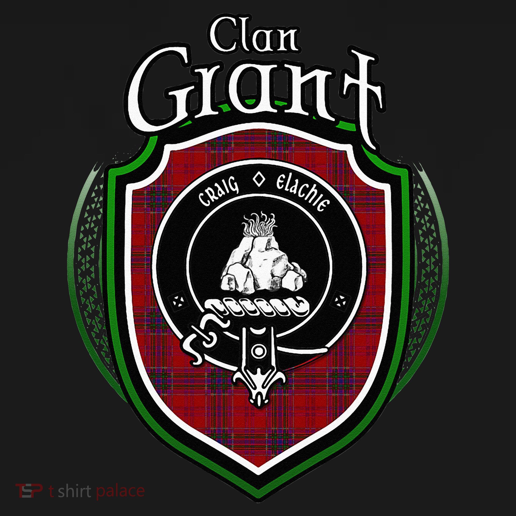Grant Clan Crest Scottish Clan Grant Family Crest Badge Women's Tank Top
