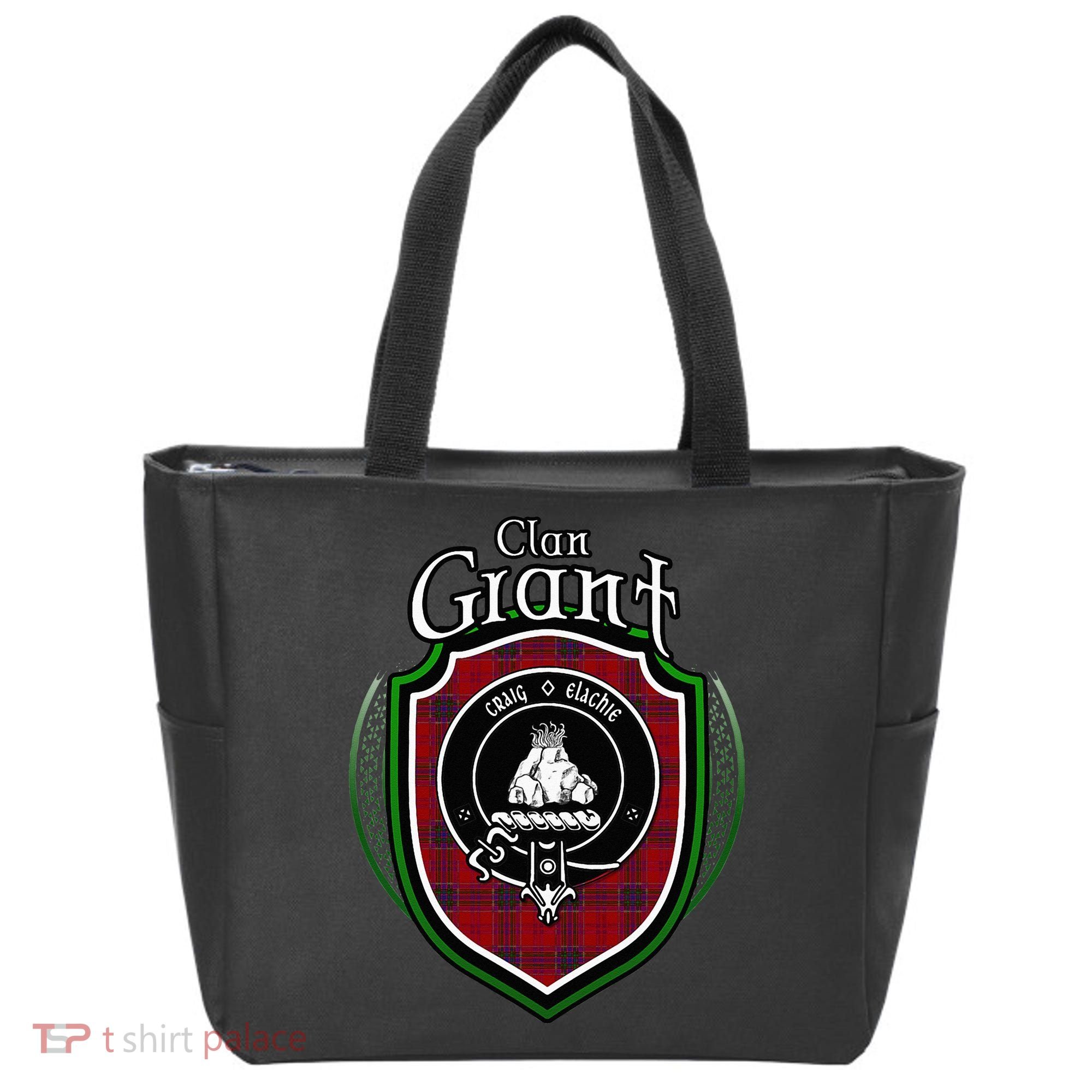 Grant Clan Crest Scottish Clan Grant Family Crest Badge Tote Bag