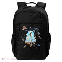 Galaxy Cat Cat UFO Funny Cat Cat Graphic Cat Owner Backpack thumb 0