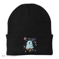 Galaxy Cat Cat UFO Funny Cat Cat Graphic Cat Owner Beanie thumb 0
