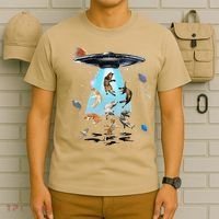 Galaxy Cat Cat UFO Funny Cat Cat Graphic Cat Owner T-Shirt thumb 6