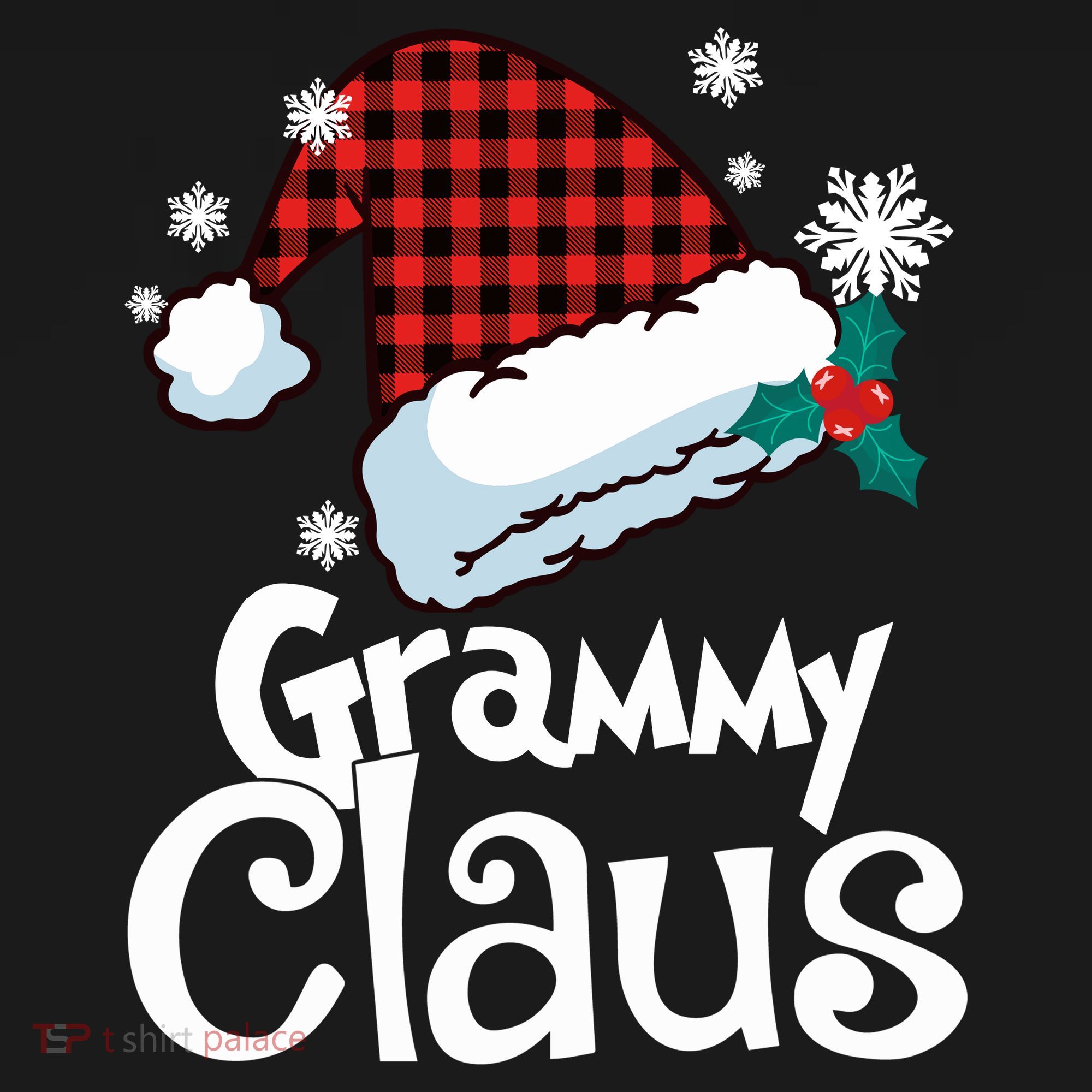 Grammy Claus Christmas Santa Family Matching Pajamas Xmas Women's Tank Top