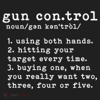 Gun Control Definition Funny Gun Owner Saying 2nd Amendment Women's Sweatshirt thumb 2