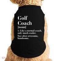 Golf Coach Definition Funny Trainer Gift Present Cute Gift Doggie Tank thumb 0