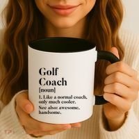 Golf Coach Definition Funny Trainer Gift Present Cute Gift Coffee Mug thumb 3