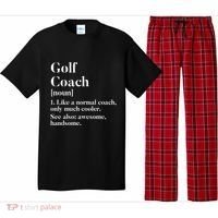 Golf Coach Definition Funny Trainer Gift Present Cute Gift Pajama Set thumb 0