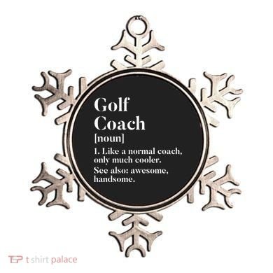 Golf Coach Definition Funny Trainer Gift Present Cute Gift Ornament