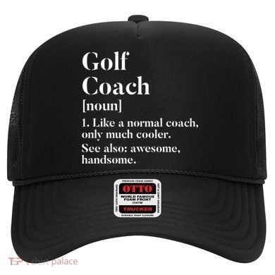 Golf Coach Definition Funny Trainer Gift Present Cute Gift Hat