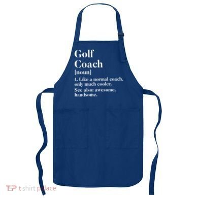 Golf Coach Definition Funny Trainer Gift Present Cute Gift Apron