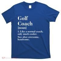 Golf Coach Definition Funny Trainer Gift Present Cute Gift T-Shirt thumb 0