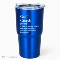 Golf Coach Definition Funny Trainer Gift Present Cute Gift Tumbler thumb 0