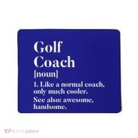 Golf Coach Definition Funny Trainer Gift Present Cute Gift Mousepad thumb 0