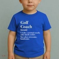 Golf Coach Definition Funny Trainer Gift Present Cute Gift Toddler T-Shirt thumb 2