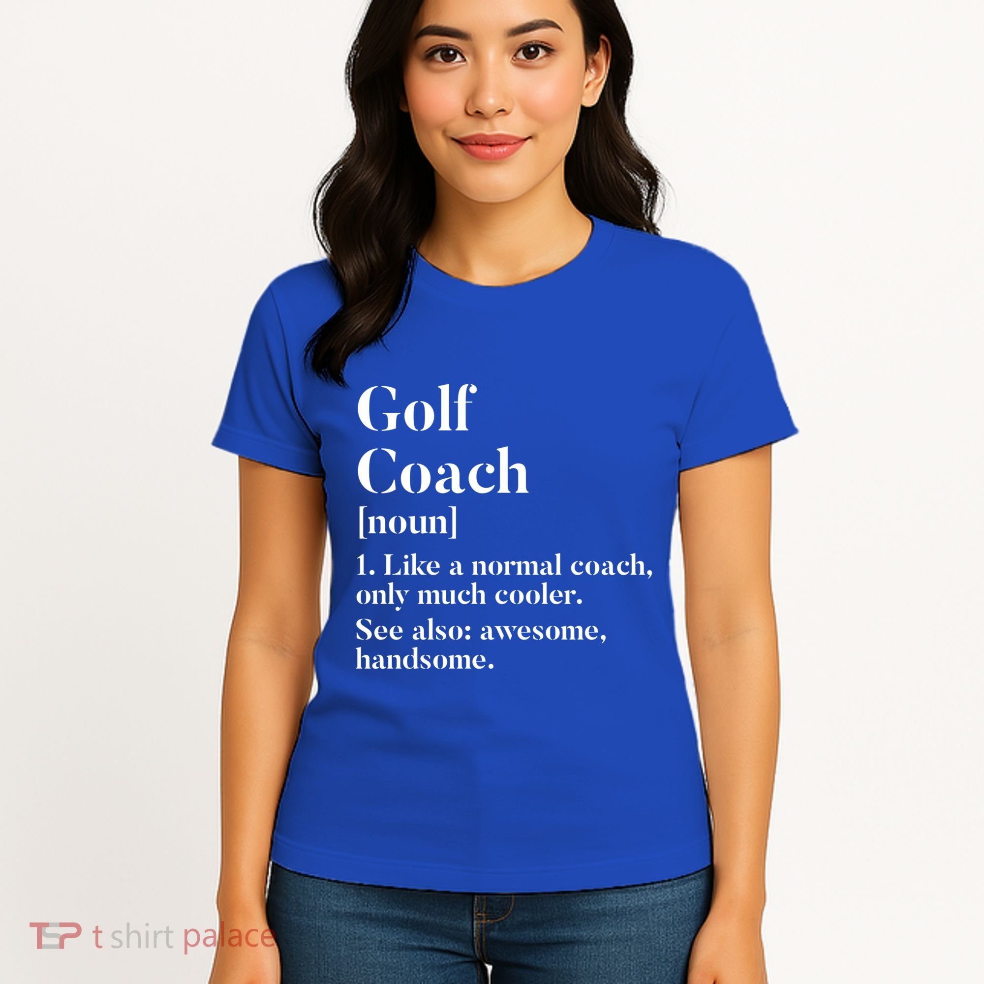 Golf Coach Definition Funny Trainer Gift Present Cute Gift Women's T-Shirt