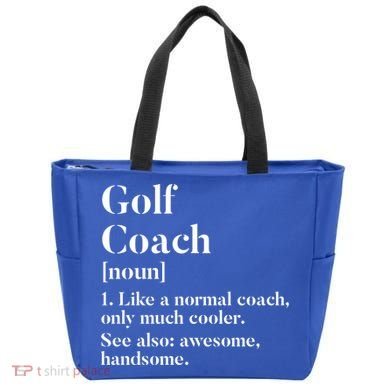 Golf Coach Definition Funny Trainer Gift Present Cute Gift Tote Bag