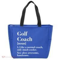 Golf Coach Definition Funny Trainer Gift Present Cute Gift Tote Bag thumb 0
