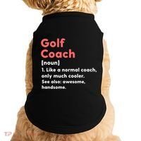 Golf Coach Definition Funny Trainer Gift Present Gift Doggie Tank thumb 0