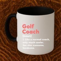 Golf Coach Definition Funny Trainer Gift Present Gift Coffee Mug thumb 2